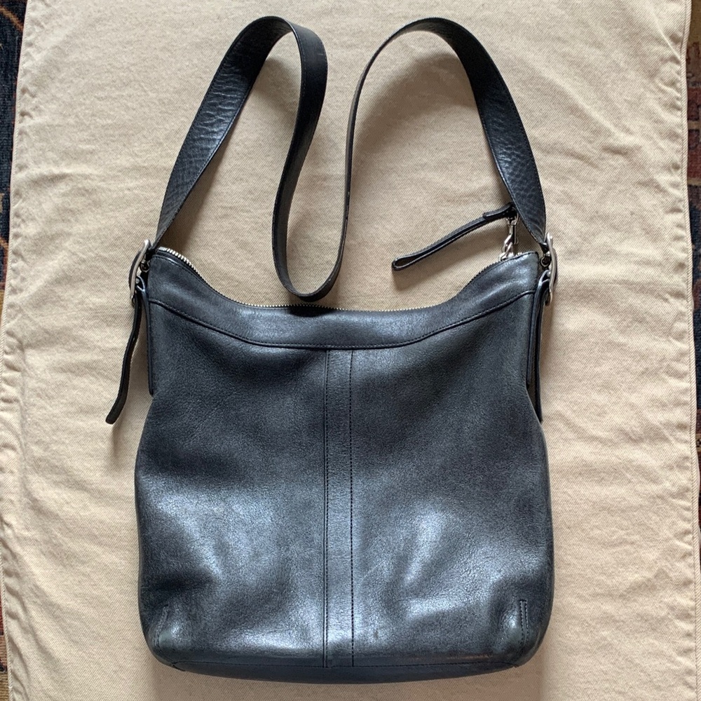 Coach Midnight Leather Crossbody Bag